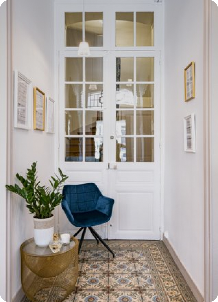 Entrée du cabinet Descroix